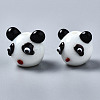 Handmade Bumpy Lampwork Beads Strands LAMP-Q031-001-4