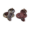 Natural Indian Agate Cobra Display Decoration G-N348-05E-2