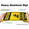 Aluminum Warning Sign DIY-WH0220-0017-4