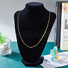 Brass Lumachina Chain Necklace for Women NJEW-TA0001-15-7