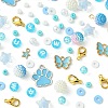 DIY Round Acrylic & Glass Beads Bracelets Jewelry Kits DIY-FS0006-29B-3