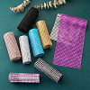 Plastic 24 Rows Rhinestone Mesh Wrap Roll AJEW-TA0001-09-6