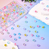 8Bags 8 Colors Transparent Czech Glass Beads GLAA-TA0002-48-5