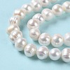 Natural Cultured Freshwater Pearl Beads Strands PEAR-E018-10-4