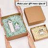 6Pcs 6 Style Rectangle Kraft Paper Bag with Handle CON-BC0002-39-4