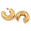 PVD Vacuum Plating 202 Stainless Steel Hoop Earring EJEW-H003-21G-01-2