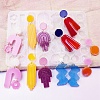 DIY Bohemian Style Geometrical Pendants Silicone Molds X-DIY-A039-01-1