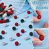 120Pcs 3 Colors Pave Disco Ball Beads RB-PH0001-42-4