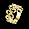 Brass Wide Band Rings RJEW-BB21838-G-8-8