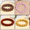 140Pcs 7 Styles Sport Opaque Acrylic Beads MACR-PA0001-08-4