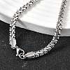 5MM 304 Stainless Steel Wheat Chain Necklaces for Men STAS-V011-02P-2