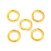 Brass Saw Cut Open Jump Rings KK-G514-01I-G-1