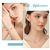 11Pcs 11 Colors Brass Pave Cubic Zirconia Connector Charms KK-HS0001-95-6