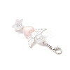 Heart Angel Acrylic Pendants Decorations HJEW-JM03779-01-5