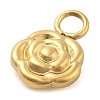 Ion Plating(IP) 304 Stainless Steel Charms STAS-P379-03F-G-2