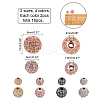 Round Brass Micro Pave Cubic Zirconia Beads ZIRC-NB0001-47-4