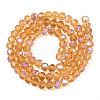 Electroplate Glass Beads Strands EGLA-A034-T10mm-L23-3