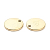 Ion Plating(IP) 304 Stainless Steel Charms STAS-P280-08G-2