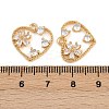 Brass Micro Pave Cubic Zirconia Pendants KK-F910-12G-3
