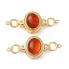 Brass Micro Pave Cubic Zirconia Magnetic Clasps KK-A227-20G-03-1