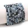 Natural Devil Blue Aquamarine Beads Strands G-K376-A06-4mm-2