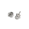 304 Stainless Steel Cup Pearl Peg Bails Pin Pendants STAS-L300-004B-P-2