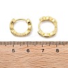 Brass Micro Pave Cubic Zirconia Huggie Hoop Earrings EJEW-K083-34G-B-4