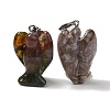 Natural Indian Agate Pendants G-C095-03P-04-2