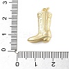 Brass Micro Pave Clear Cubic Zirconia Pendants KK-D283-34G-03-3
