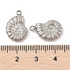 Anti-Tarnish 304 Stainless Steel Pendants STAS-S131-14P-3