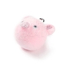 Flocking Resin Cute Pendants RESI-A040-01A-2