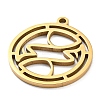304 Stainless Steel Pendants STAS-Z043-01L-2