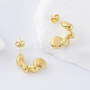 304 Stainless Steel C-Shaped Earrings for Women ZI4209-1