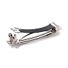 Hair Accessories Carbon Steel Hair Barrettes Finding LS-PHAR-C009-01P-02-3