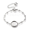 Tarnish Resistant 304 Stainless Steel Bracelet Making STAS-L248-008P-A-1