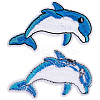 10Pcs Computerized Embroidery Cloth Iron on/Sew on Patches PATC-CY0001-43-7