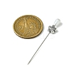 50Pcs 10 Style Iron Head Pins DIY-AB00024-2