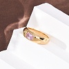 304 Stainless Steel Wide Band Finger Rings RJEW-F201-01G-01-4
