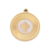 304 Stainless Steel Enamel Pendants STAS-I325-055G-01-1