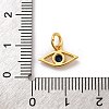 Brass Micro Pave Cubic Zirconia Charms KK-U033-21G-01-3