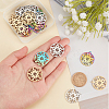 18Pcs 3 Colors 304 Stainless Steel Pendant STAS-DC0012-38-3