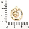 Brass Micro Pave Cubic Zirconia Pendants KK-G519-07G-05-3