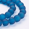 Baking Paint Transparent Glass Bead Strands GLAA-S031-10mm-31-3