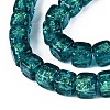 Handmade Foil Glass Beads Strands FOIL-Q002-04D-3