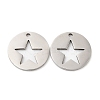 Non-Tarnish 201 Stainless Steel Pendants LS-STAS-A084-08P-1