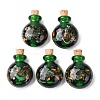 Handmade Lampwork Perfume Bottle Pendants LAMP-H072-01A-1