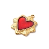 304 Stainless Steel Enamel Pendants STAS-D362-01G-04-2
