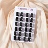 304 Stainless Steel Polishing Effect Hoop Earrings EJEW-M001-39EB-2