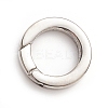 Tarnish Resistant 304 Stainless Steel Spring Gate Rings STAS-I133-14E-1