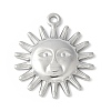 304 Stainless Steel Pendants STAS-E501-17P-1